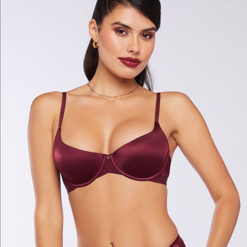 Savage X Fenty Balconette Bra Red Cocoa